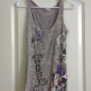 Ed Hardy Tank Top size XS